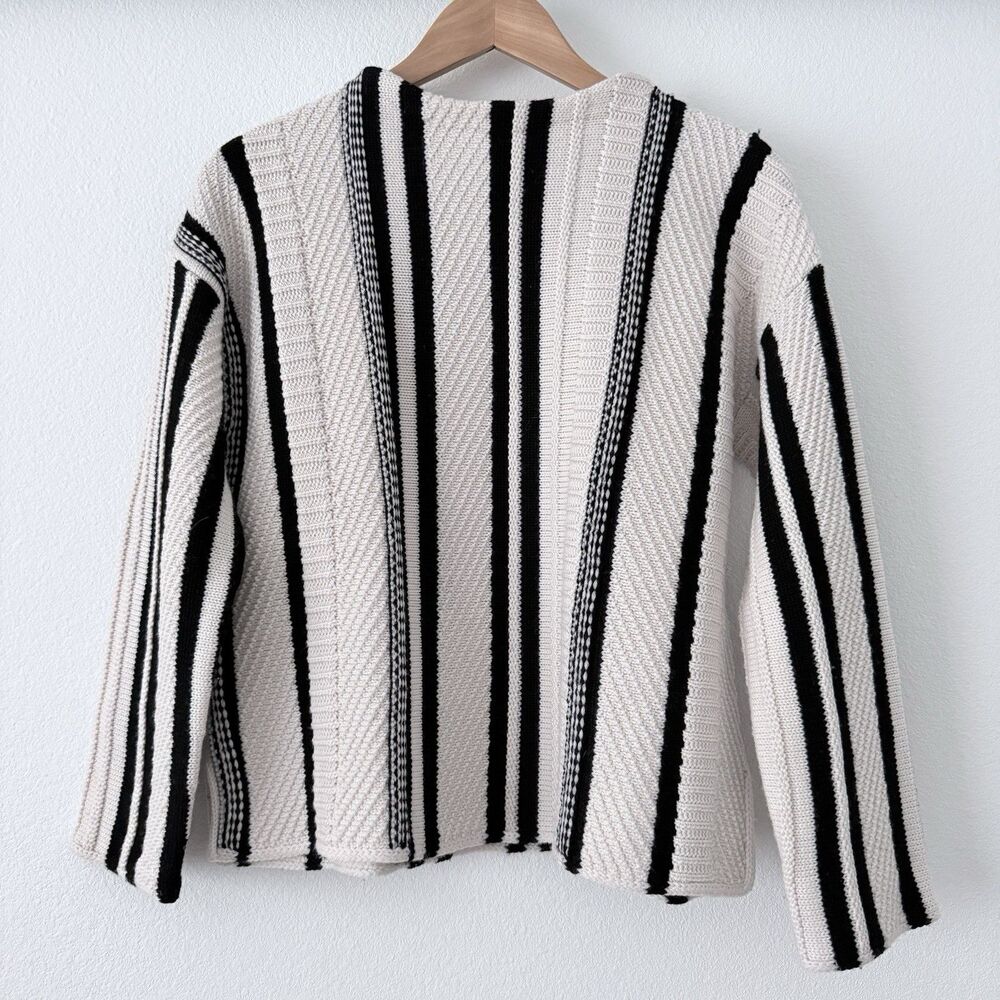 Weekend Max Mara Oppio 100% Virgin Wool Chunky Knit Sweater Sz S Quiet Luxury